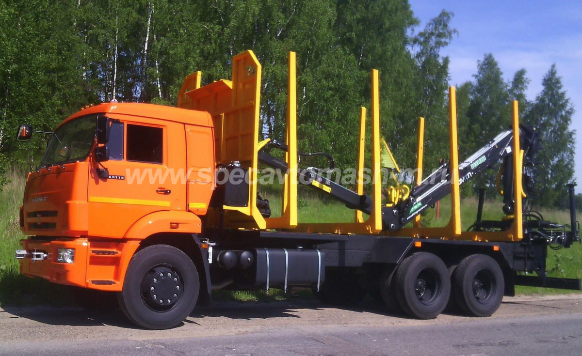 Камаз 65115 Лесовоз